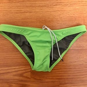 Jolyn Bikini Bottom, Size Medium, Bright Green